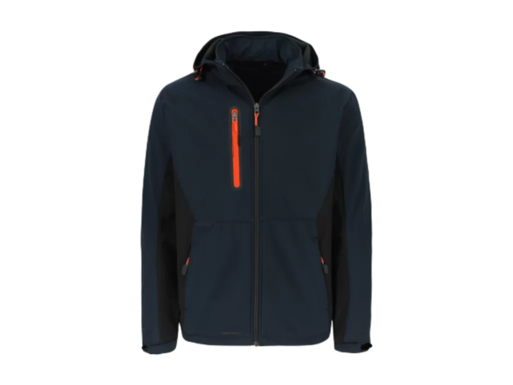 Giacca di softshell funzionante impermeabile / traspirante / repellente
