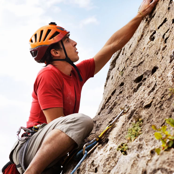Arrampicata in montagna